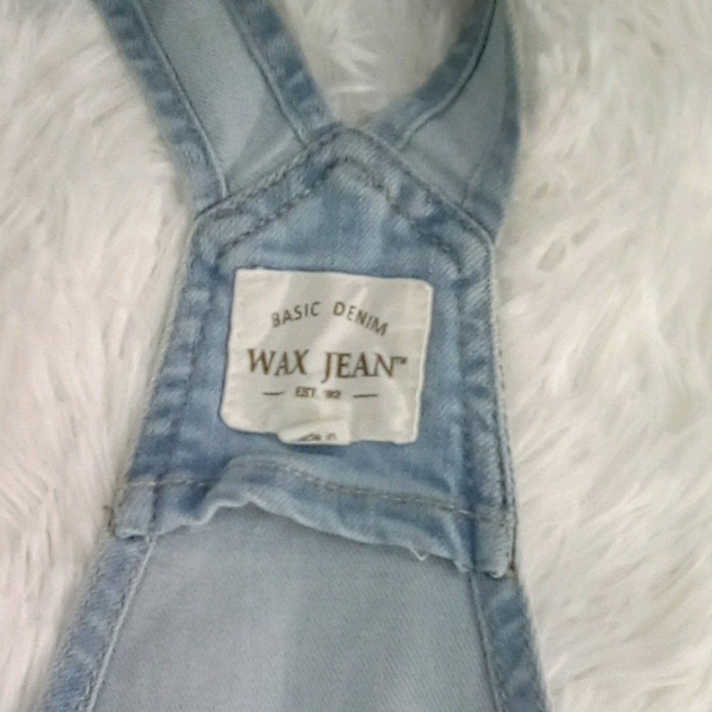 Wax Jean Distressed Shortall, Size M - Picture 6 of 7